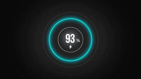 Loading screen at 93. Stock Illustration