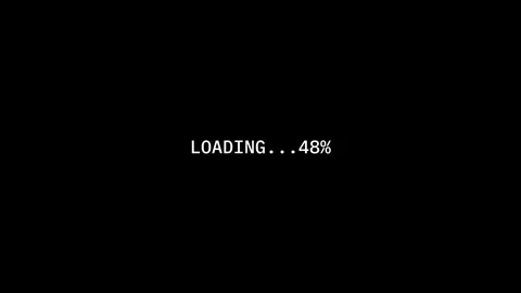 Loading Screen Animation with 0 to 100 Percentage Counter Stock Footage 315280684