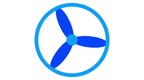 loading screen circular, blue on white b... | Stock Video | Pond5
