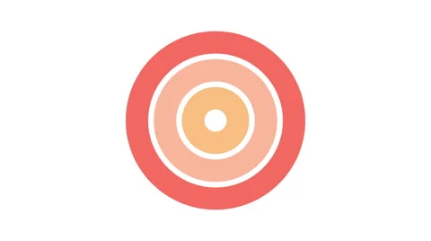 Loading screen circular, fiery orange and red on white background - 4k 30fps  Stock Footage 66492411