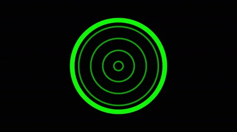 loading screen circular, green on black ... | Stock Video | Pond5