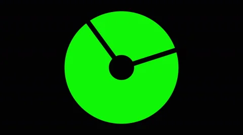 loading screen circular, green on black ... | Stock Video | Pond5