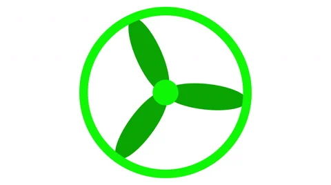 Loading screen circular, green on white background - 4k 30fps loop - video te Stock Footage 66924405