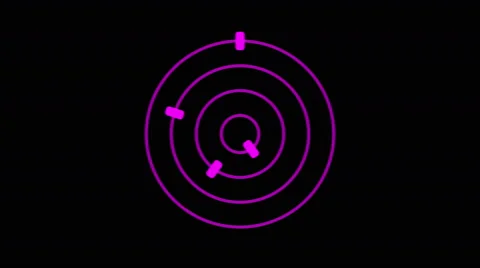 loading screen circular, purple on black... | Stock Video | Pond5