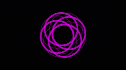 loading screen circular, purple on black... | Stock Video | Pond5