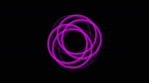 loading screen circular, purple on black... | Stock Video | Pond5