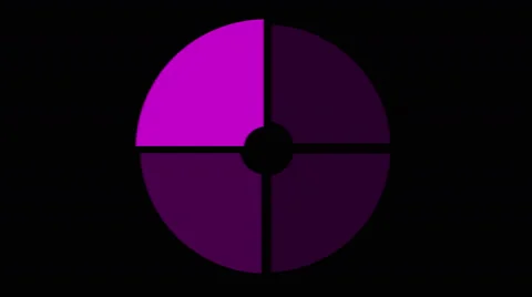 loading screen circular, purple on black... | Stock Video | Pond5