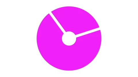 loading screen circular, purple on white... | Stock Video | Pond5