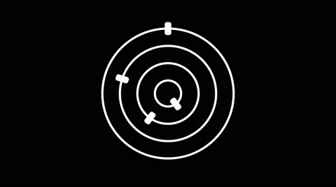 loading screen circular, white gray on b... | Stock Video | Pond5