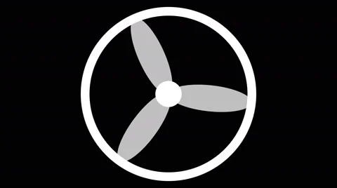 Loading screen circular, white gray on black background - 4k 30fps loop - vid Stock Footage 66855317