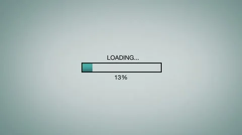 Loading Screen on Computer Stock Footage 58038117