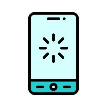 Loading Screen icon, Mobile application vector illustration Stockillustratie
