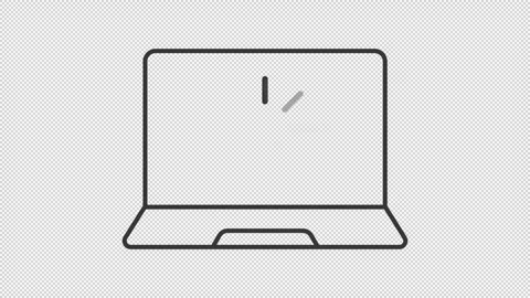 Loading screen line animation | Stock Video | Pond5