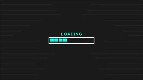 Loading Screen Video Stock Footage 280125164