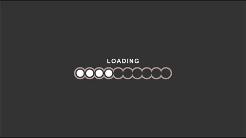 Loading Screen Video Stock Footage 280125247