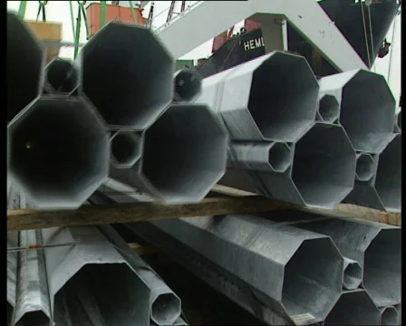 Loading ships in Port of Antwerp Stock Footage 655700