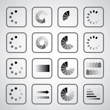 Loading sign Stock Illustration