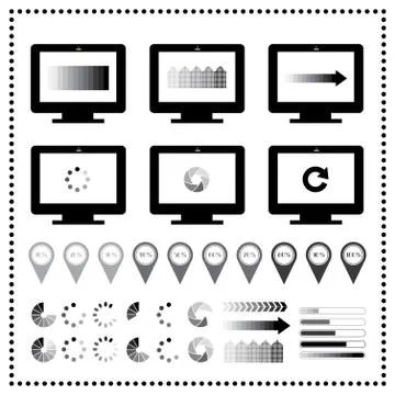 Loading sign Stock-Illustration