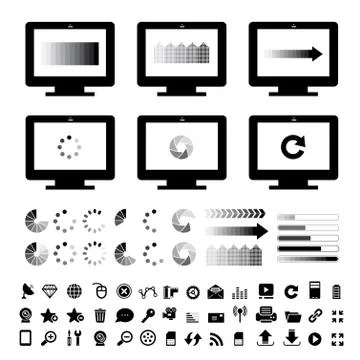 Loading sign Stock Illustration