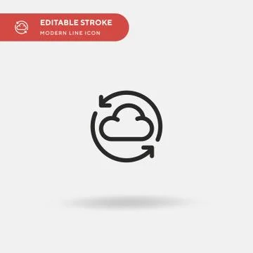 Loading Simple vector icon. Illustration symbol design template for web mobil イラスト素材