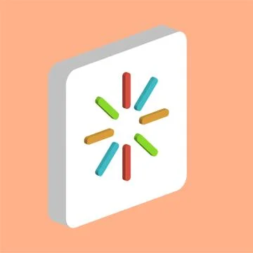 Loading Simple vector icon. Illustration symbol design template for web mobil イラスト素材