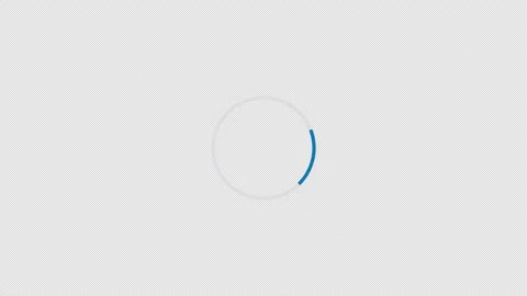 Loading Spinner Preloader Animation Motion Graphic Alpha Channel 4K Light Vidéo 340182916