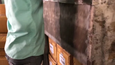 Loading storage unit Stock Footage 158432025