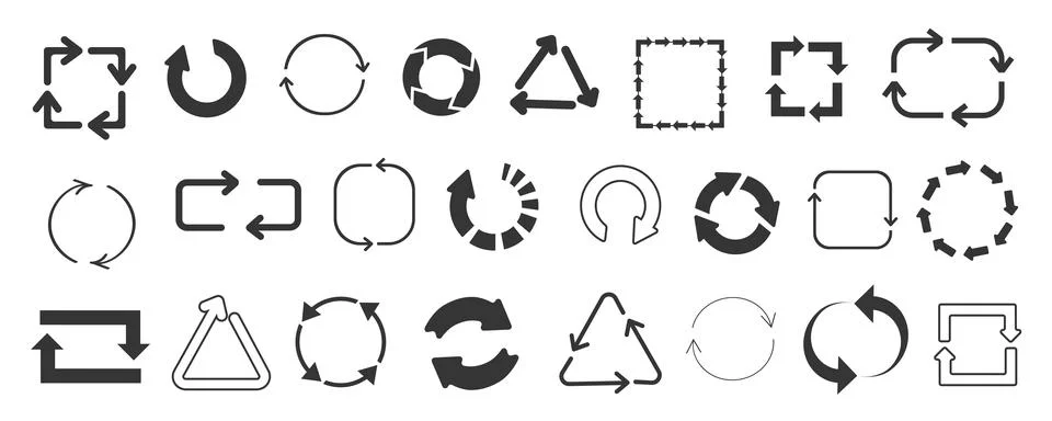 Loading Symbols Stock Illustration