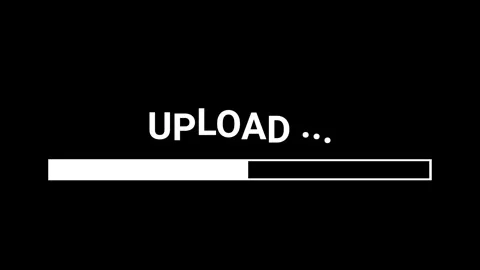 Loading text animated loading bar waiting for process green screen shaking 4k Stock Footage 305717243
