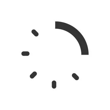 Loading Time Icon Stock Illustration
