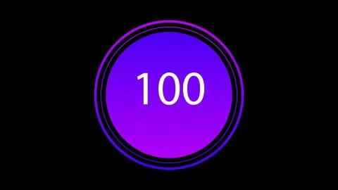 Loading transfer download animation 0-100 futuristic - HUD elements and cou.. Stock Illustration