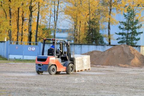 Loading of transport Foto stock