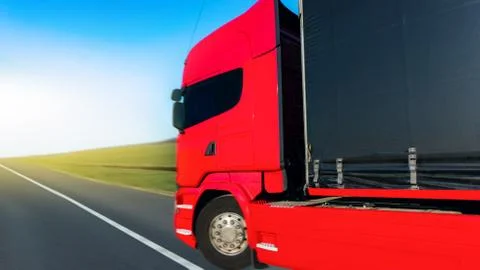 On loading truck Stock Photos