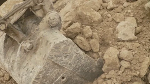Loading of the truck in a quarry Stock Footage 75447136