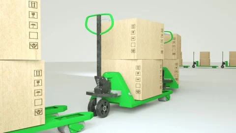 Loading unloading of goods Видео 96608323