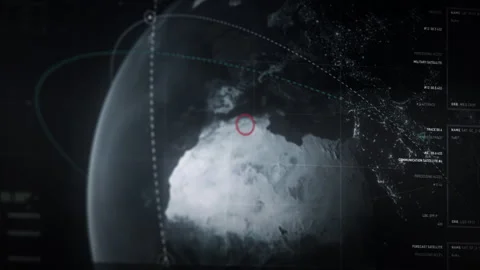 Loading the user interface. Locating. Three satellites were accessed In Algeria. Stock Footage 265072067