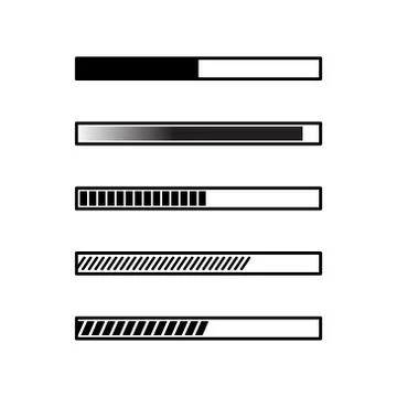 Loading vector graphic design illustration Stock Illustration