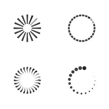 Loading Vector icon design illustration Stock Illustration