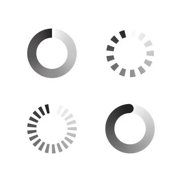 Loading Vector icon design illustration Stockillustratie
