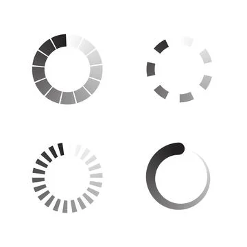 Loading Vector icon design illustration Illustrazione stock
