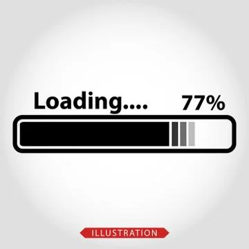 Loading vector icon. Loading style sign for mobile concept and web design. Do Stock Illustration