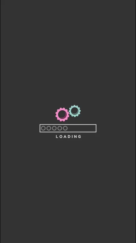 Loading video vector vertical Stock Footage 280450234