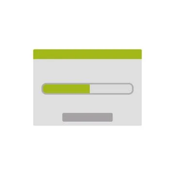 Loading window symbol Stock Illustration