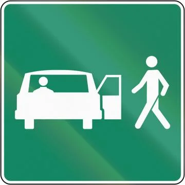 Loading Zone in Canada Stock Illustration