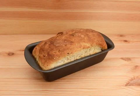 Loaf of bread fresh from the oven Stock Photos