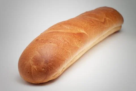Loaf of bread on the grey background Stock Photos