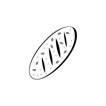 Loaf of bread icon. Element of bakery icon. Premium quality graphic design Illustrazione stock
