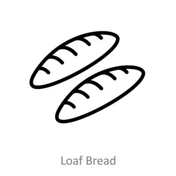 Loaf Bread Stock Illustration