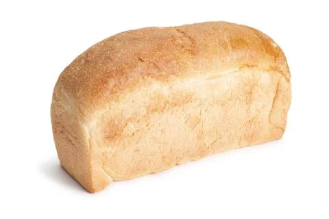 Loaf of bread isolated over white background Stock Photos