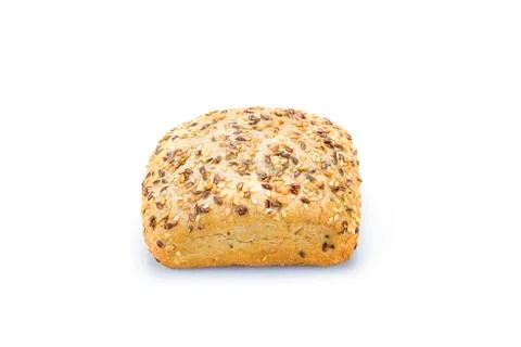 Loaf of bread isolated on a white background Stock Photos